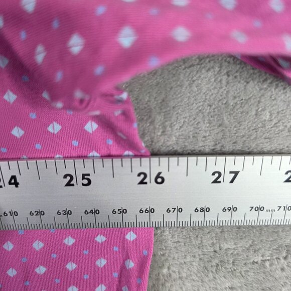 Mens Jos. A. Bank Traveler Pink & Blue Polo Shirt 100% Cotton Short Sleeve XXL - Picture 5 of 7